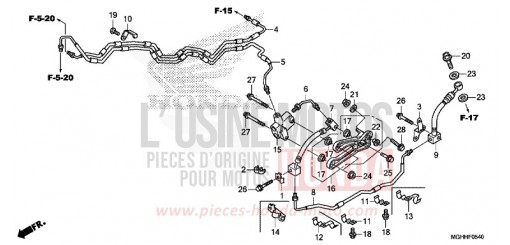 FLEXIBLE DE FREIN VFR1200XDH de 2017